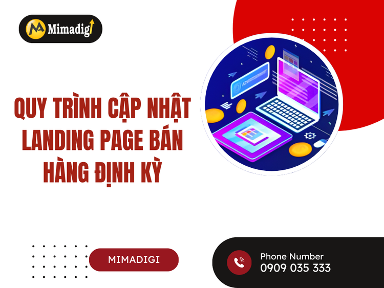 Regular sales landing page update process