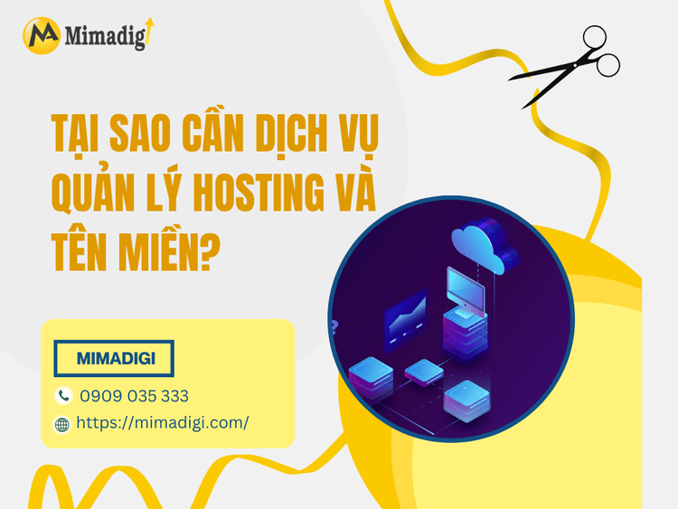 Tại sao cần dịch vụ quản lý hosting và tên miền? tại MIMA