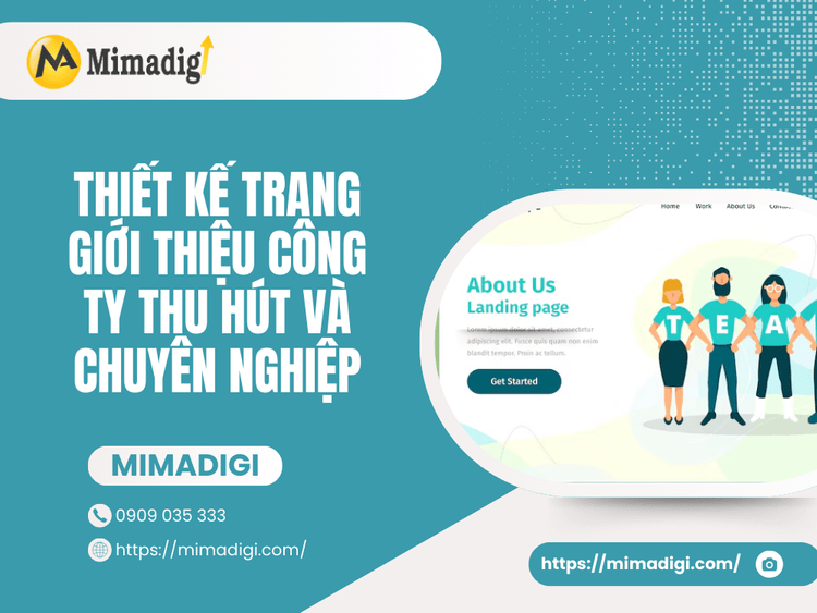 Designing an Attractive and Professional Company Introduction Page at MIMA