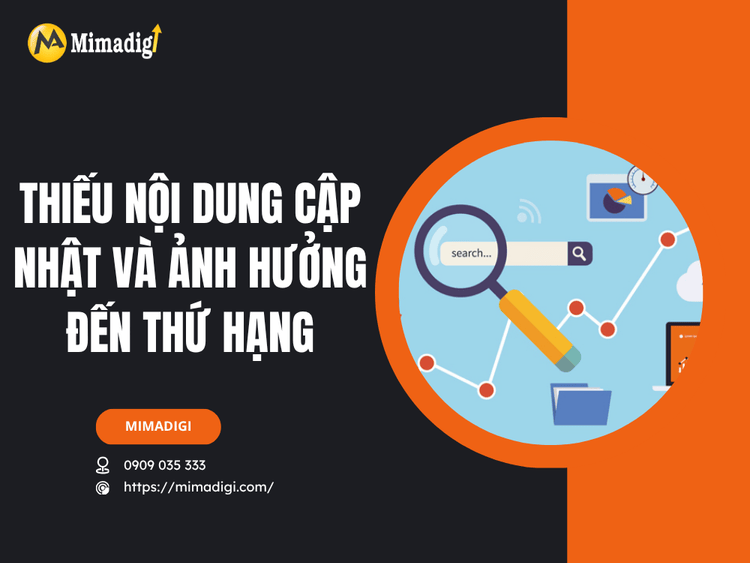 Lack of updated content and impact on rankings at MIMA