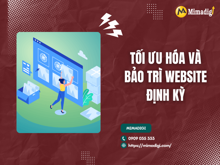 Regular website optimization and maintenance at MIMA