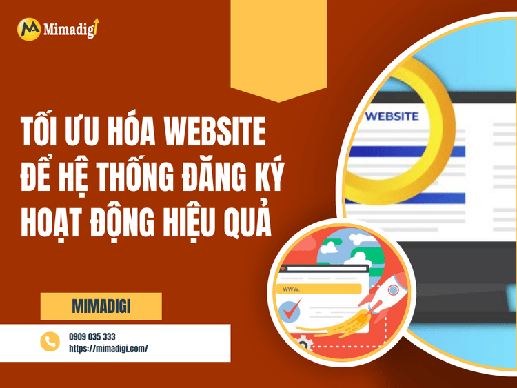Optimize the website for effective registration system operation at MIMA