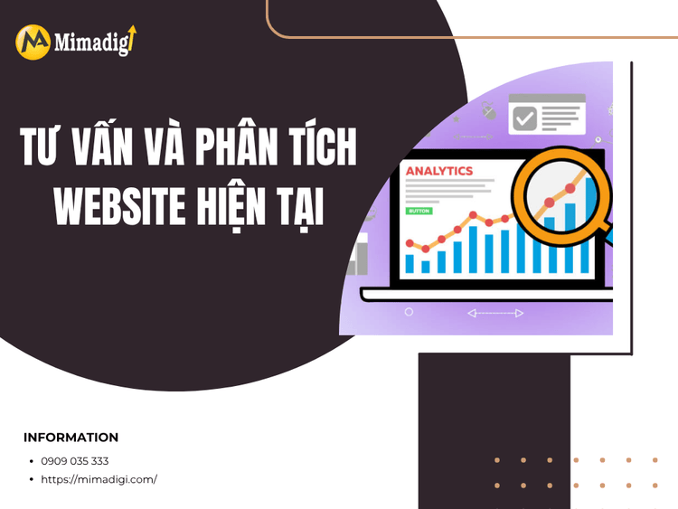 Tư vấn và phân tích website hiện tại tại MIMA