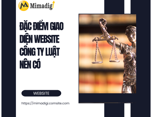 Thiết kế website công ty luật tại TP.HCM của mimadigi