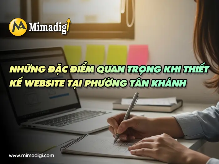 Thiết kế website Phường Tân Khánh tại mimadigi