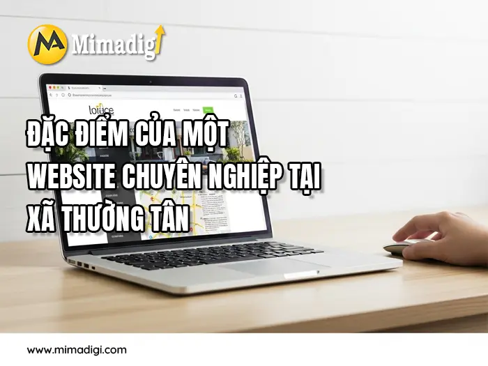 Thiết kế website Xã Thường Tân tại mimadigi