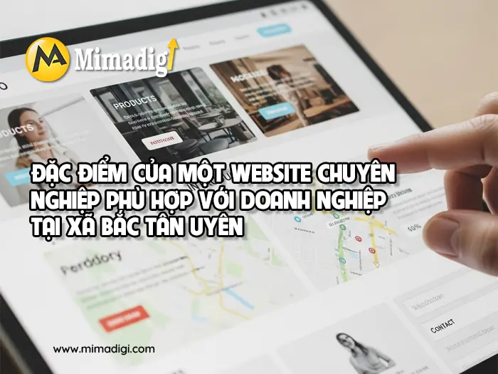 Thiết kế website Xã Bắc Tân Uyên tại mimadigi