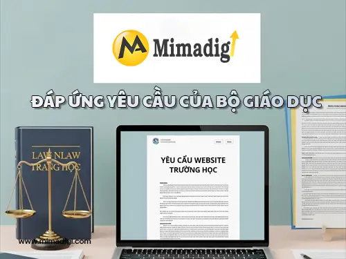 Thiết kế website trường tiểu học, THCS, THPT tại thiết kế website mimadigi