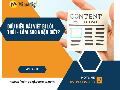Cách kiểm tra bài viết lỗi thời & làm mới nội dung của MIMADIGI