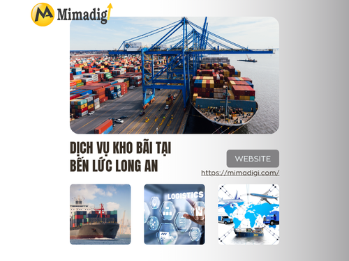 Thiết kế website công ty logistics tại Long An của mimadigi