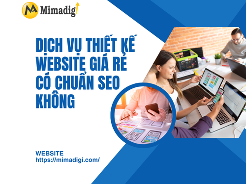 Dịch vụ thiết kế website giá rẻ TP.HCM của mimadigi