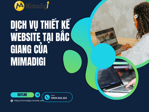 Thiết kế website tại Bắc Giang – Hỗ trợ chiến dịch quảng cáo của mimadigi