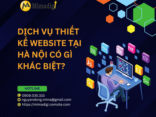 Thiết kế website tại Hà Nội – Chuẩn SEO, giao diện chuyên nghiệp với thiết kế web MIMA