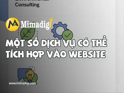 Thiết kế website dịch vụ môi trường tại mimadigi