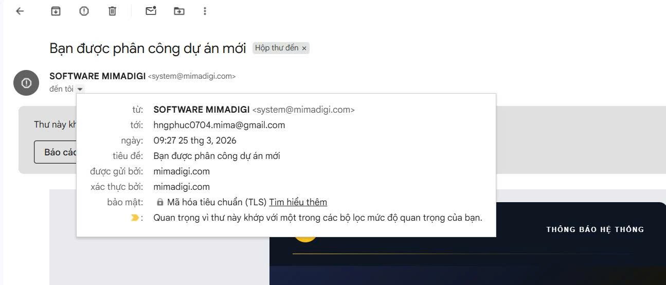 Kiểm tra whitelist email đã hoạt động chưa