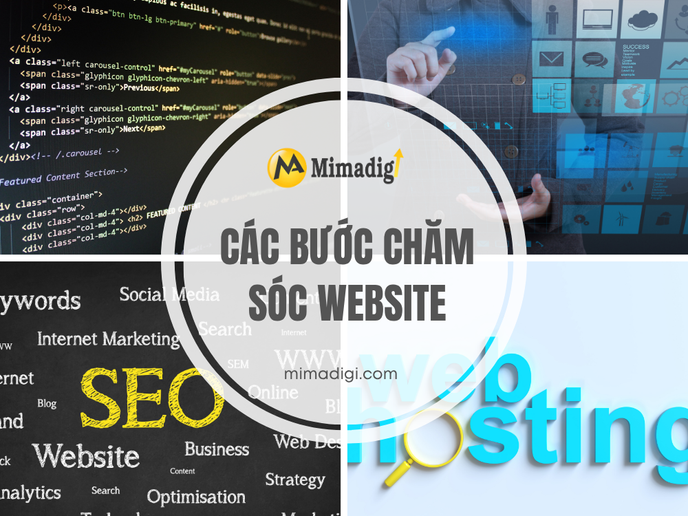 Các Bước Chăm Sóc Website Tại MIMADIGI