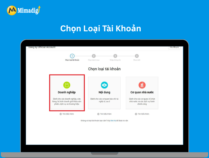 Chọn Loại Tài Khoản
