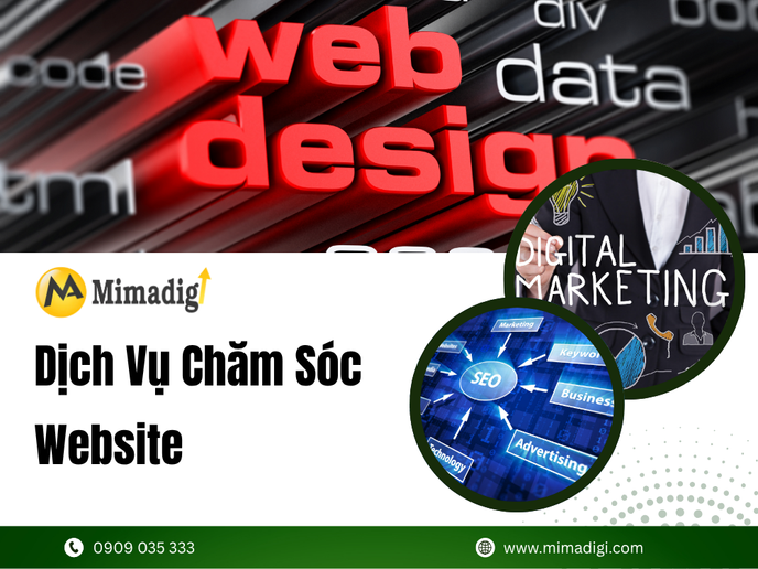 Dịch Vụ Chăm Sóc Website Tại MIMADIGI