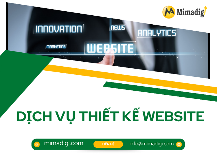 Dịch Vụ Thiết Kế Website Tại MIMA