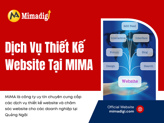 Dịch Vụ Thiết Kế Website Tại MIMA