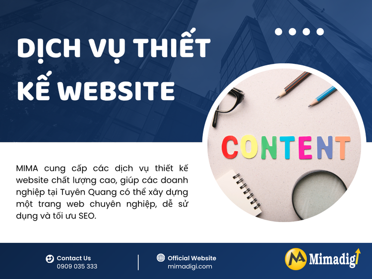 Website Design Services At MIMA