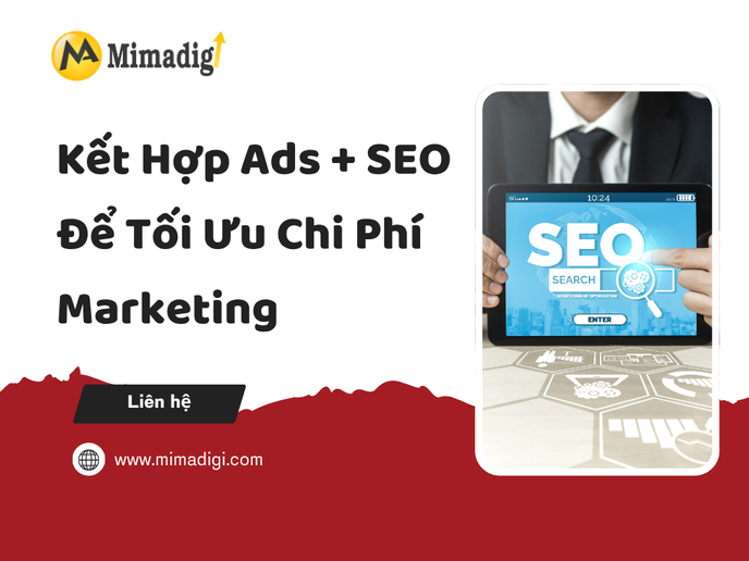 Combining Ads + SEO to Optimize Marketing Costs at mima