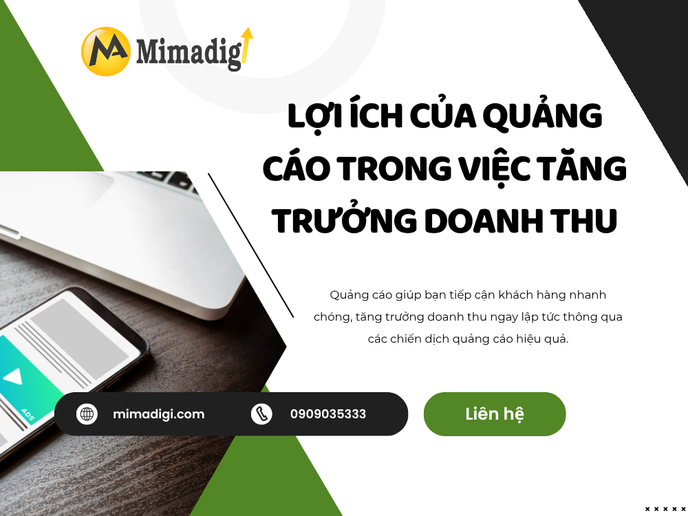 Lợi Ích Của Quảng Cáo Trong Việc Tăng Trưởng Doanh Thu tại mima