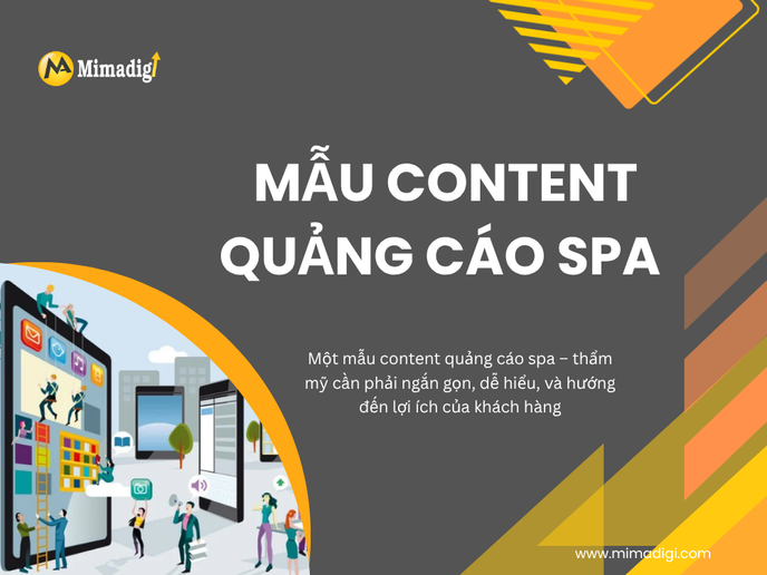 Mẫu Content Quảng Cáo Spa – Thẩm Mỹ tại mima