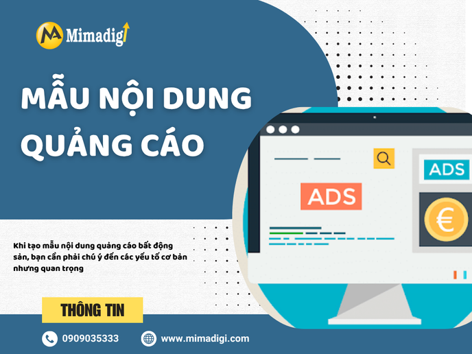 Mẫu Nội Dung Quảng Cáo Bất Động Sản Chuẩn tại mima
