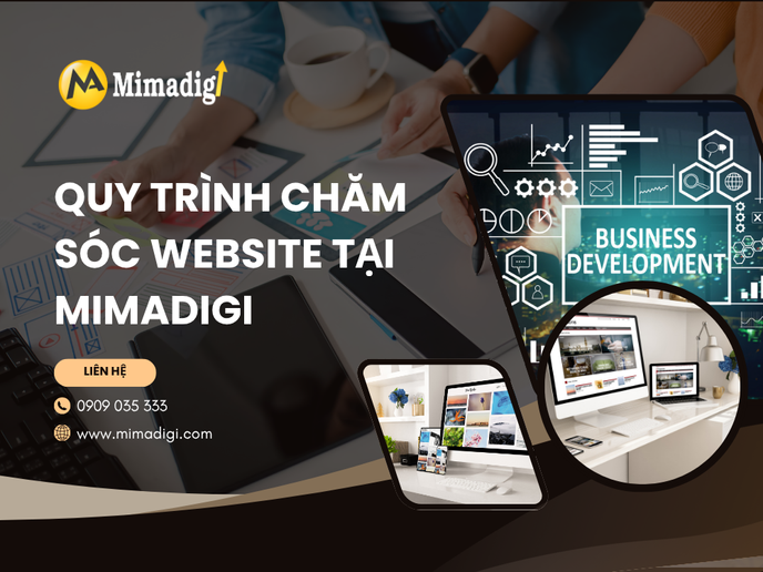 Quy Trình Chăm Sóc Website Tại MIMADIGI