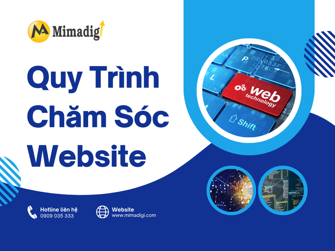 Quy Trình Chăm Sóc Website Tại MIMADIGI
