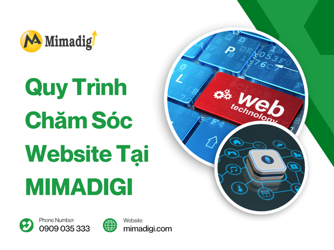 Quy Trình Chăm Sóc Website Tại MIMADIGI
