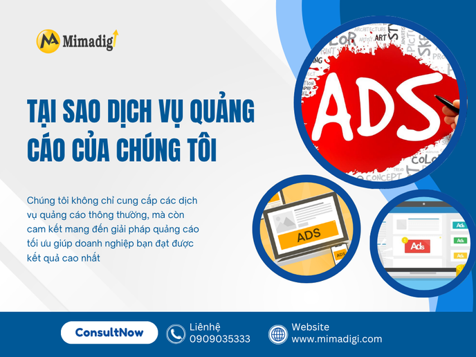 Tại Sao Dịch Vụ Quảng Cáo Của Chúng Tôi Lại Được Chọn? tại mima