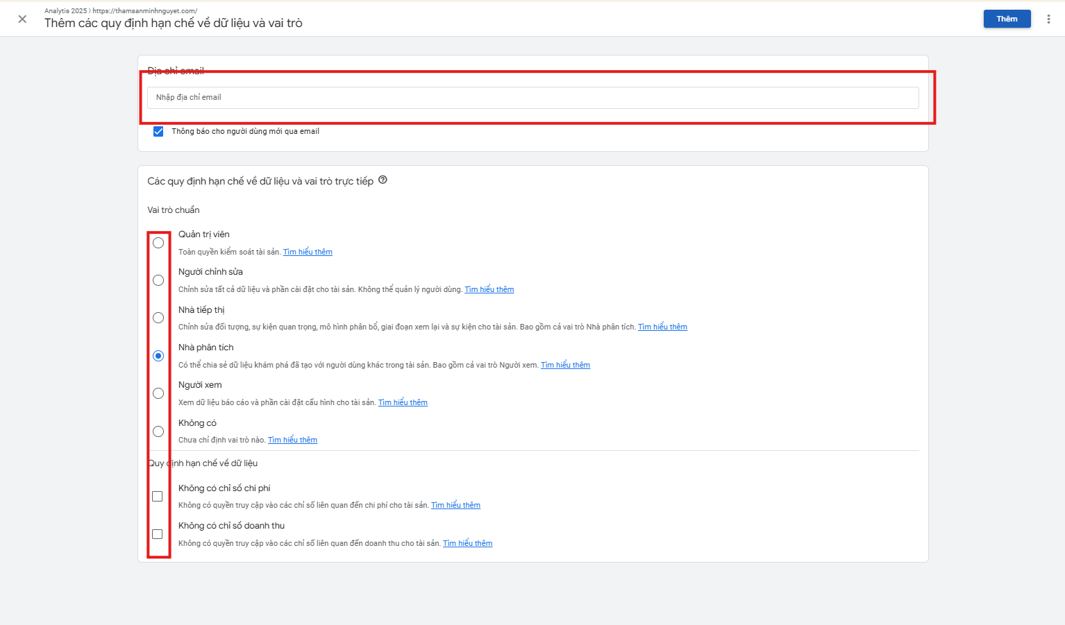 Phân Quyền Google Analytics và Search Console Dễ Dàng