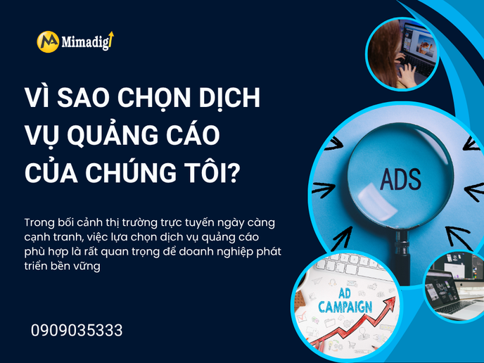 Vì Sao Chọn Dịch Vụ Quảng Cáo Của Chúng Tôi? tại mima