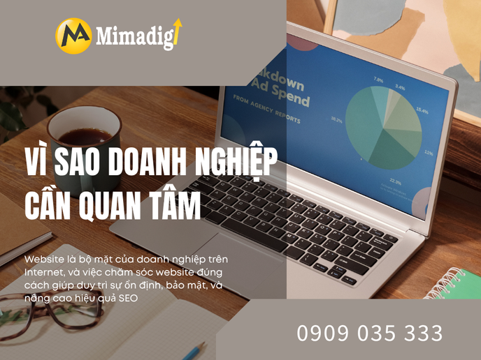 Vì Sao Doanh Nghiệp Cần Quan Tâm Chăm Sóc Website Lâm Đồng tại mima