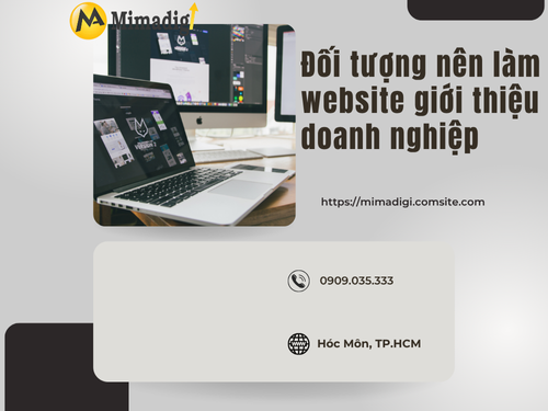 Làm website giới thiệu doanh nghiệp tại Bà Rịa tại mimadigi