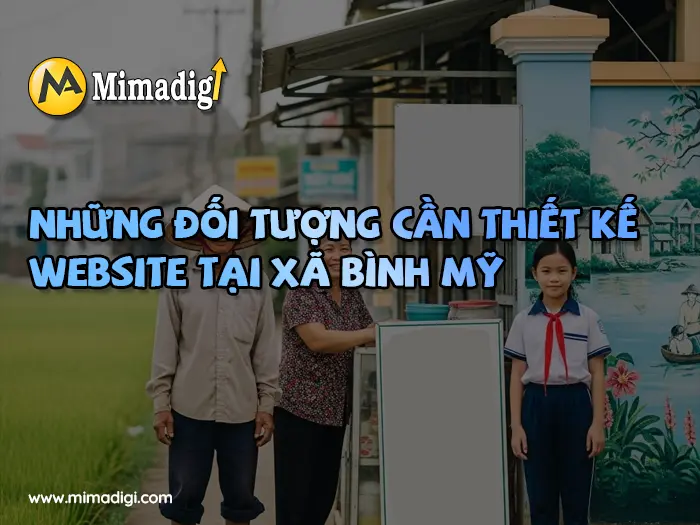 Thiết kế website Xã Bình Mỹ tại mimadigi