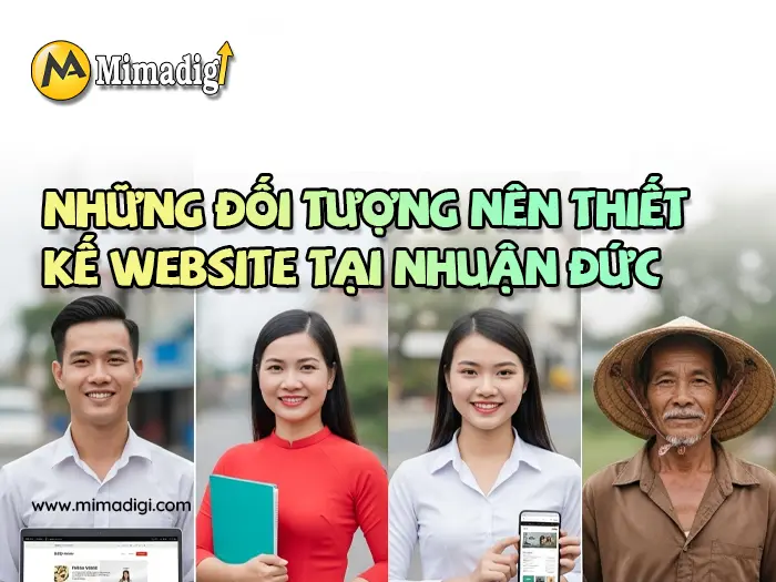 Thiết kế website Xã Nhuận Đức tại mimadigi