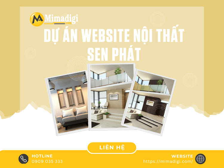 Sen Phat Interior Website Project - Professional