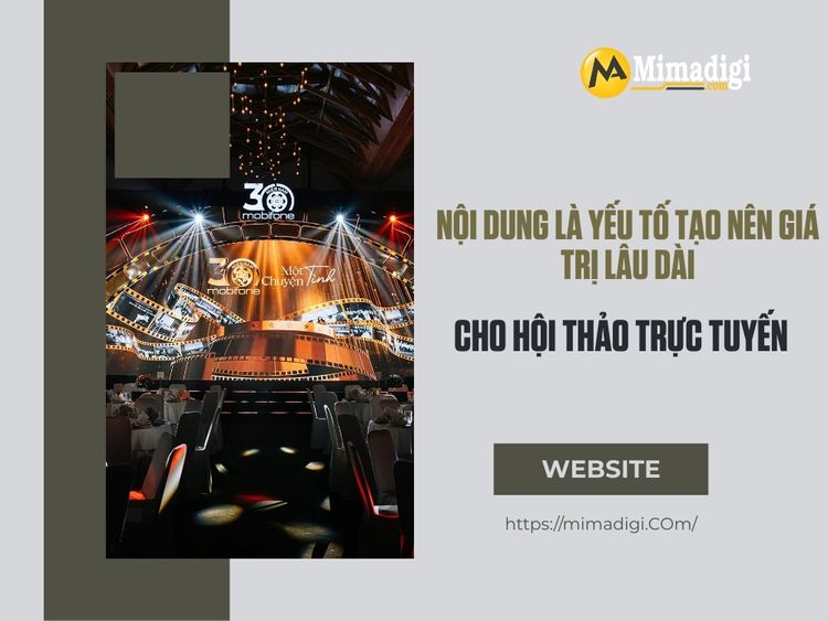 Hội thảo trực tuyến là gì