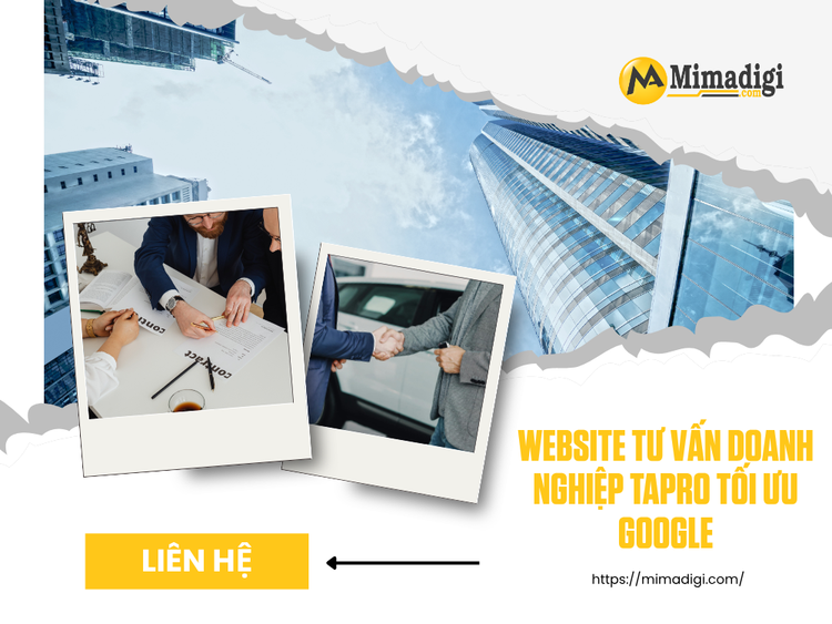 Tapro Business Consulting Website Optimized for Google