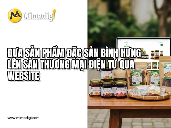 Thiết kế website Xã Bình Hưng tại mimadigi