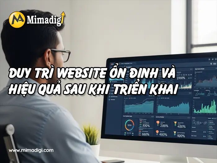 Thiết kế website Xã Nhuận Đức tại mimadigi