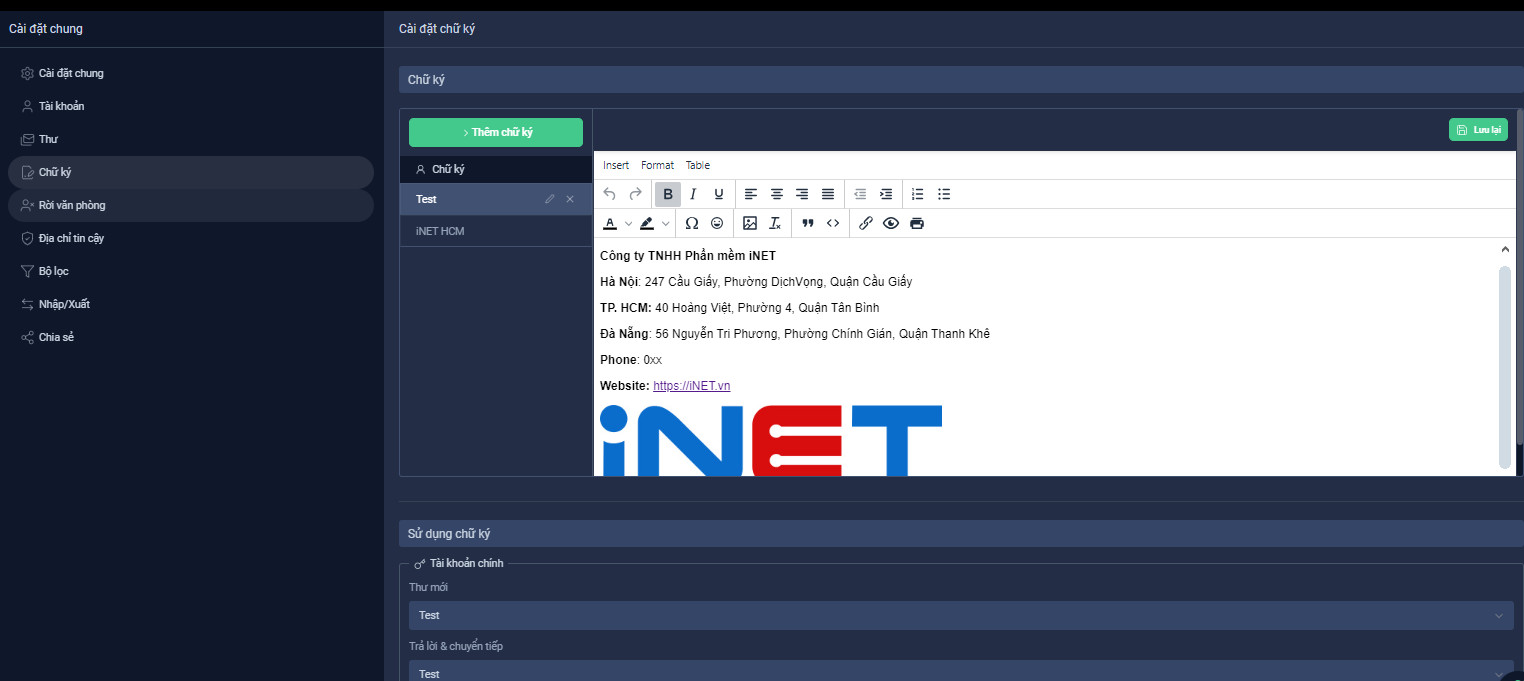 Guide to Using OneMail User Settings Features
