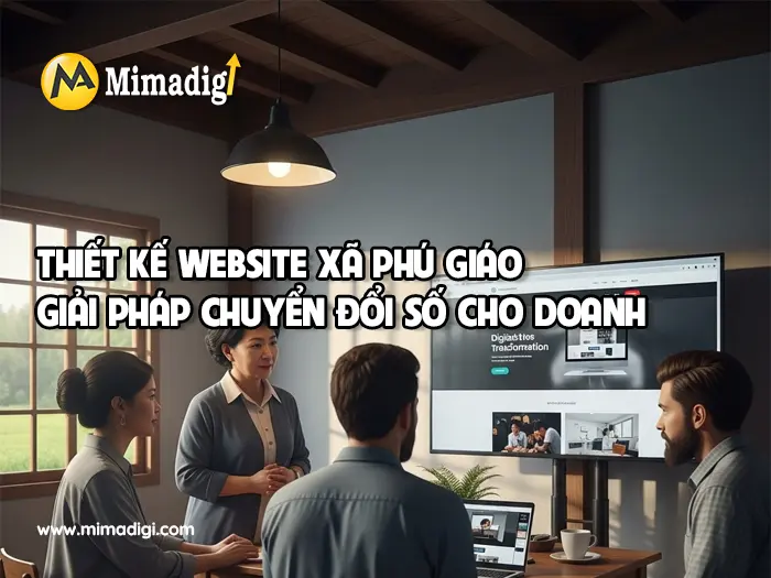 Thiết kế website Xã Phú Giáo tại mimadigi