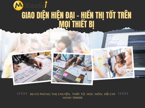 Thiết kế website tại Nghệ An – Chuẩn SEO, hosting miễn phí của MIMADIGI