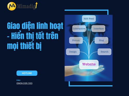Thiết kế website tại Quảng Ngãi – Chuẩn thiết kế, dễ dùng của mimadigi
