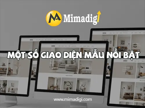 Thiết kế website dịch vụ trang trí nội thất tại mimadigi