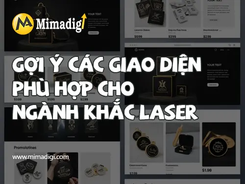 Laser Engraving Service Website Design by MIMADIGI